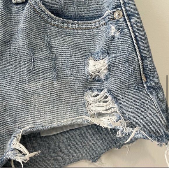 Lovers + Friends Jack High-Rise Denim Cutoff Short - Picture 6 of 12